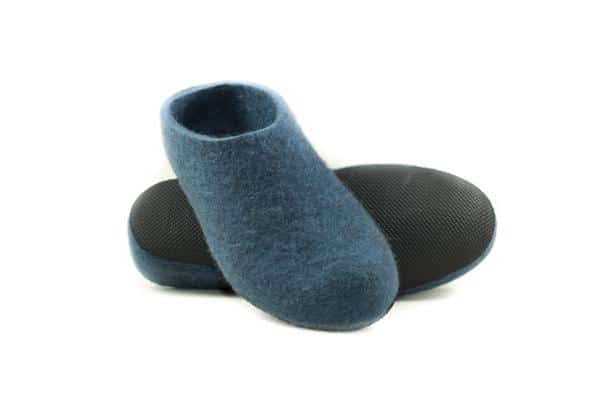Lahtiset Felt slippers with rubber sole - shoes made of 100 % wool